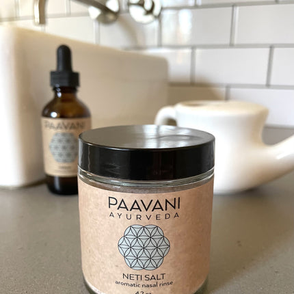 Aromatic Neti Salt | Herbal-Infused Mineral Rinse for Nasal Care