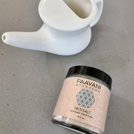 Aromatic Neti Salt | Herbal-Infused Mineral Rinse for Nasal Care