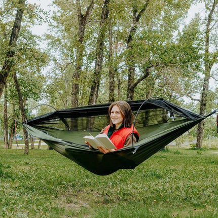 Portable Camping Hammock with Mosquito Net