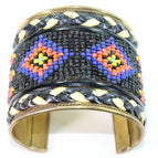 Orange/Yellow/Black / Tribal / Beads