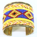 Yellow/Orange/Red / Tribal / Beads