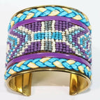 White/Purple/Blue / Tribal / Beads