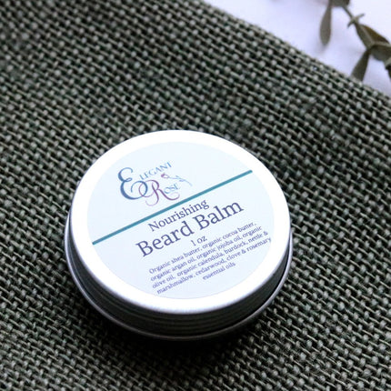 Organic Nourishing Beard Balm, Natural Beard Balm,