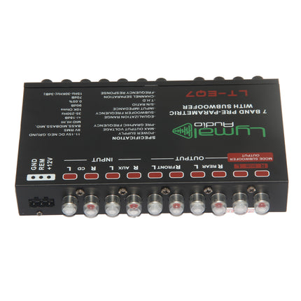 LT-EQ7 7 Band 9 Volt Car Audio Graphic Equalizer