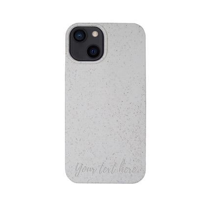 Biodegradable Personalized Phone Case - Natural White