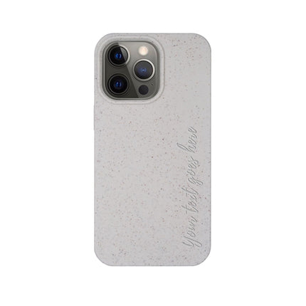 Biodegradable Personalized Phone Case - Natural White