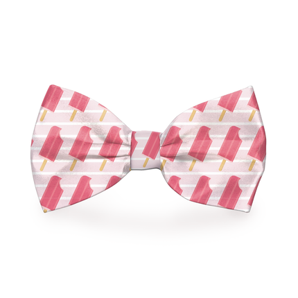 Ice Pops Pattern Dog Bow Tie