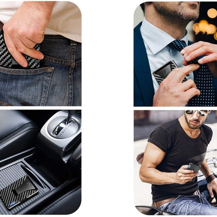 Men's Carbon Fiber Minimalist Wallet