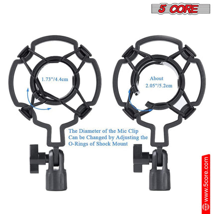 5Core Recording Microphone Podcast Bundle Professional Condenser