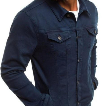 Mens Casual Dual Pocket Jacket