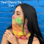Teal Cherry Tie Dye