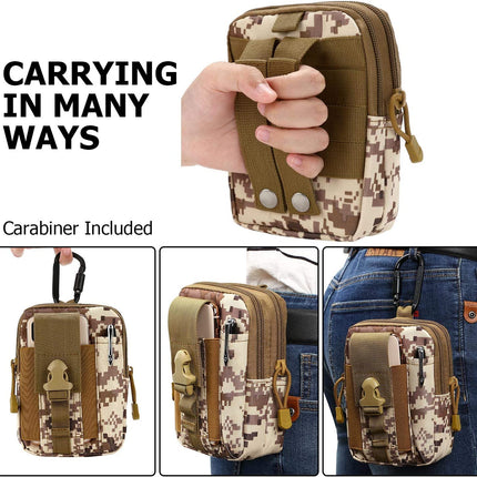 Tactical MOLLE Pouch & Waist Bag for Hiking & Outdoor Activities