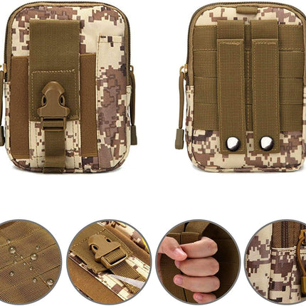 Tactical MOLLE Pouch & Waist Bag for Hiking & Outdoor Activities