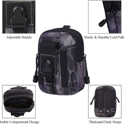 Tactical MOLLE Pouch & Waist Bag for Hiking & Outdoor Activities