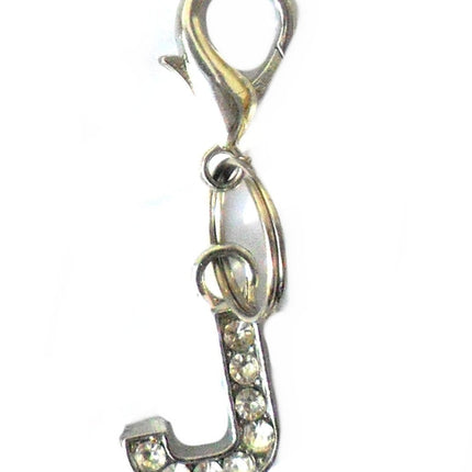 A-Z Crystal Letter Pet Charms