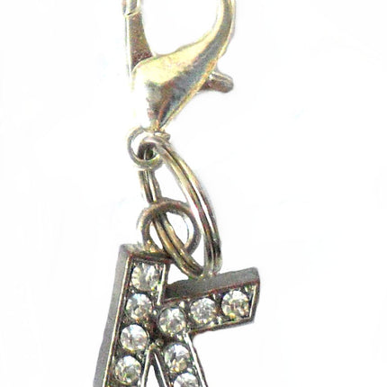 A-Z Crystal Letter Pet Charms
