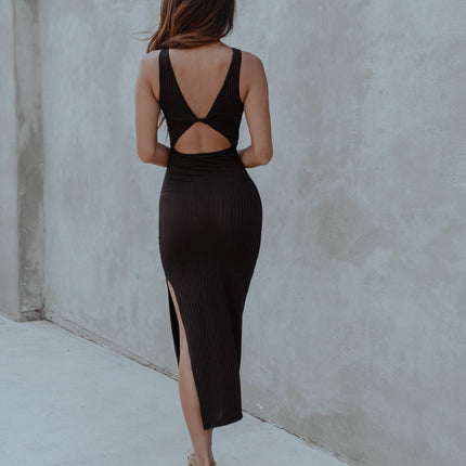 Milan Cut-out Black Dress