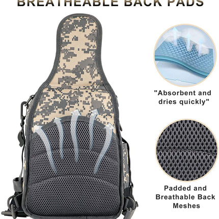 LUXHMOX Fishing Tackle Backpack Waterproof for Outdoor Gear Storage