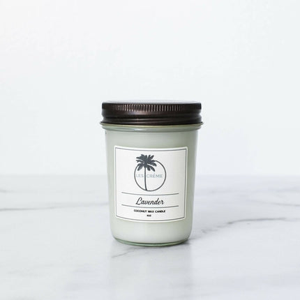 Lavender Scent Coconut Wax Candle