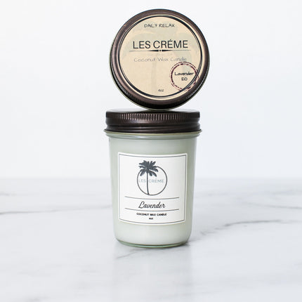 Lavender Scent Coconut Wax Candle