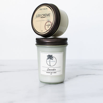 Lavender Scent Coconut Wax Candle