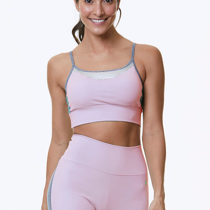 Women Sports Bra Baby Pink - Alamo