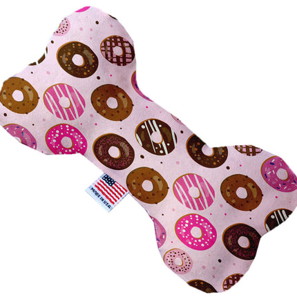 Mirage Pet 1131-SFTYBN8 Pink Donuts 8 in. Stuffing Free Bone Dog Toy