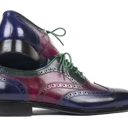 Paul Parkman Men's Multi Color Wingtip Oxfords (ID#PP2284)