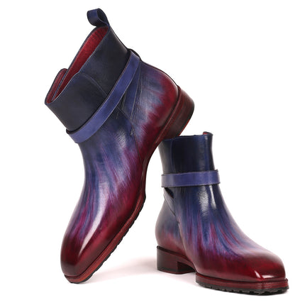 Paul Parkman Men's Multicolor Patina Jodhpur Boots (955MIX32)