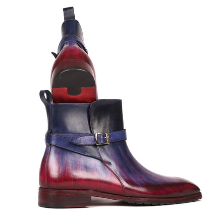 Paul Parkman Men's Multicolor Patina Jodhpur Boots (955MIX32)
