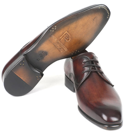 Paul Parkman Antique Brown Derby Shoes (ID#696AT51)