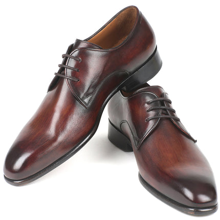 Paul Parkman Antique Brown Derby Shoes (ID#696AT51)