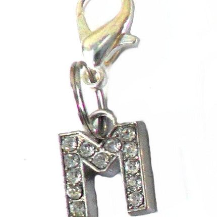 A-Z Crystal Letter Pet Charms