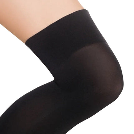 Black Microfiber 100 DEN Over-the-Knee Socks