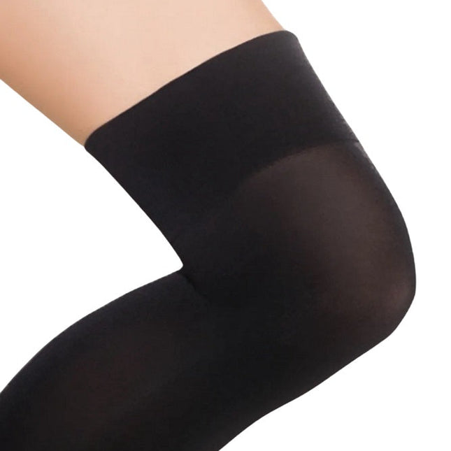Black Microfiber 100 DEN Over-the-Knee Socks