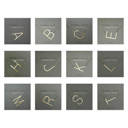 Monogram Collection Initial Necklace