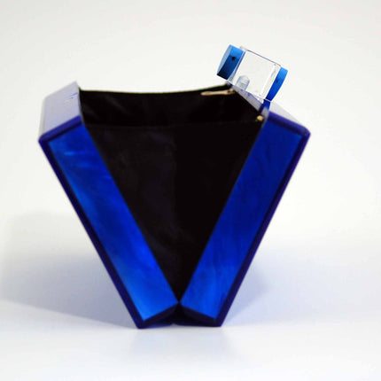 Mother of Pearl Acrylic Box Clutch