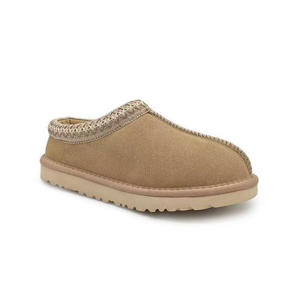 Plush Fur-Lined Platform Mules - Fleece Lined Women Clogs