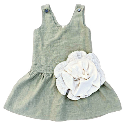 Dress Chloe Olive Flower