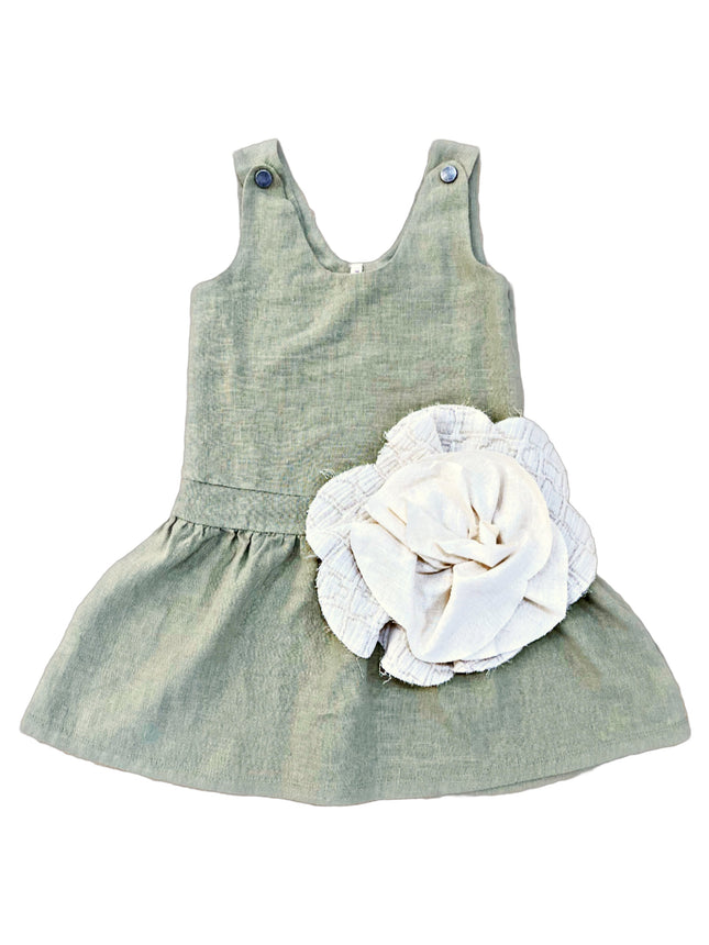 Dress Chloe Olive Flower