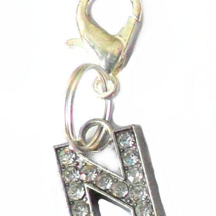 A-Z Crystal Letter Pet Charms