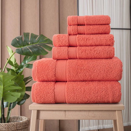 Turkish Cotton Full Bath Towel Set of 6