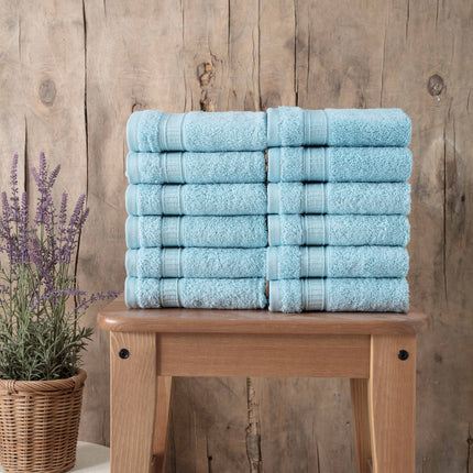 Turkish Cotton Washcloth Set of 12