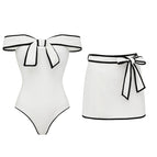 S / White Bra Suit