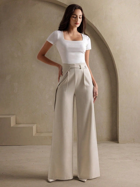 Spring Autumn Popular Slimming Women Casual Pants Loose Drooping High