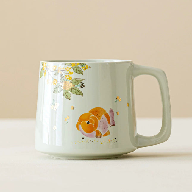 Goldfish Ceramic Mug Series — Gentle Moments, Flowing Warmth