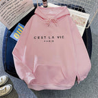 Dark pink (black image) / S