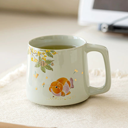 Goldfish Ceramic Mug Series — Gentle Moments, Flowing Warmth