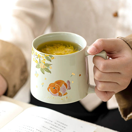 Goldfish Ceramic Mug Series — Gentle Moments, Flowing Warmth