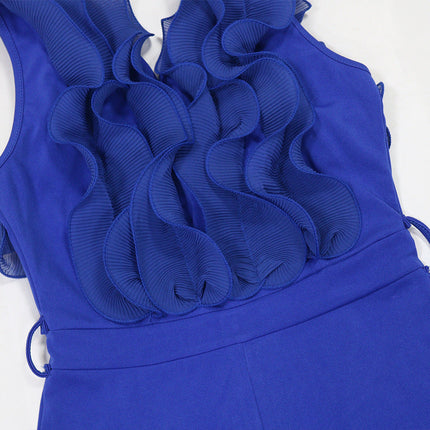 Lace up Jumpsuit Casual